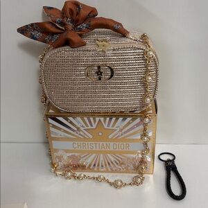 DIOR gold Pouch